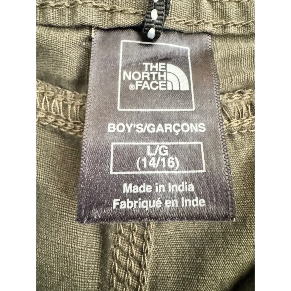 The North Face Boys' Large (14/16) Olive Green Utility Cargo Pants‎ Outdoor